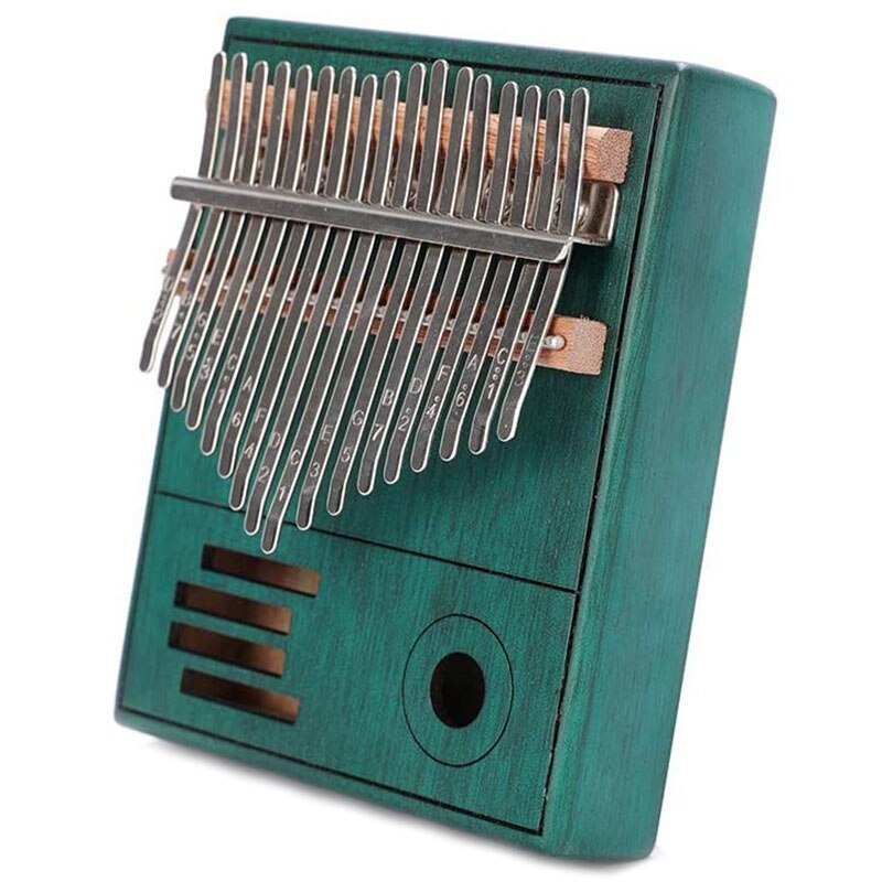 Kalimba 17 teclas pulgar Piano, dedo de madera Piano con Tune martillo, instrumento de música para principiantes niños adultos