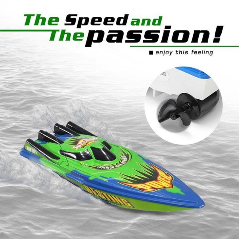 Barco RC de 30 km/h, barco a Control remoto de alta velocidad, lancha a Control remoto eléctrica a prueba de agua, juguetes para niños, los mejores