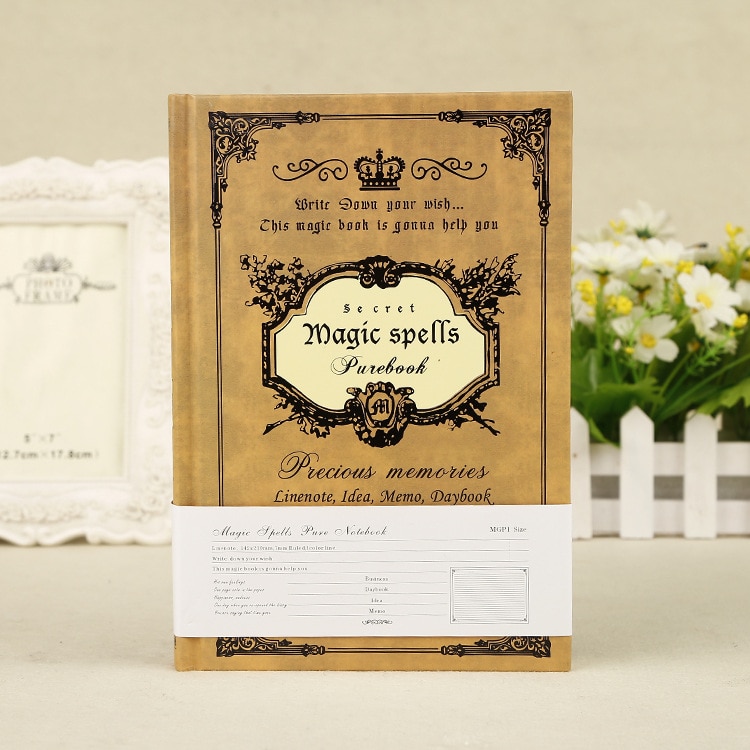 A5 Secret Magic Notebook Vintage Diary European Style Planner Office Stationery Students: A