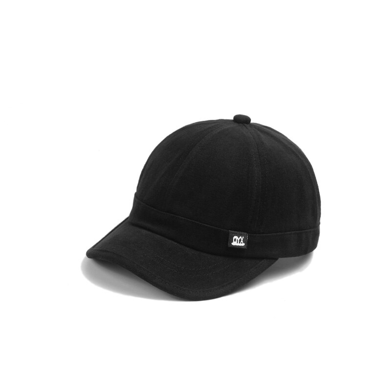 De ala corta tapa de Puerto hembra estilo retro marea Otoño e Invierno adecuado para el rostro de la versión coreana de La casual salvaje gorra de béisbol: Black