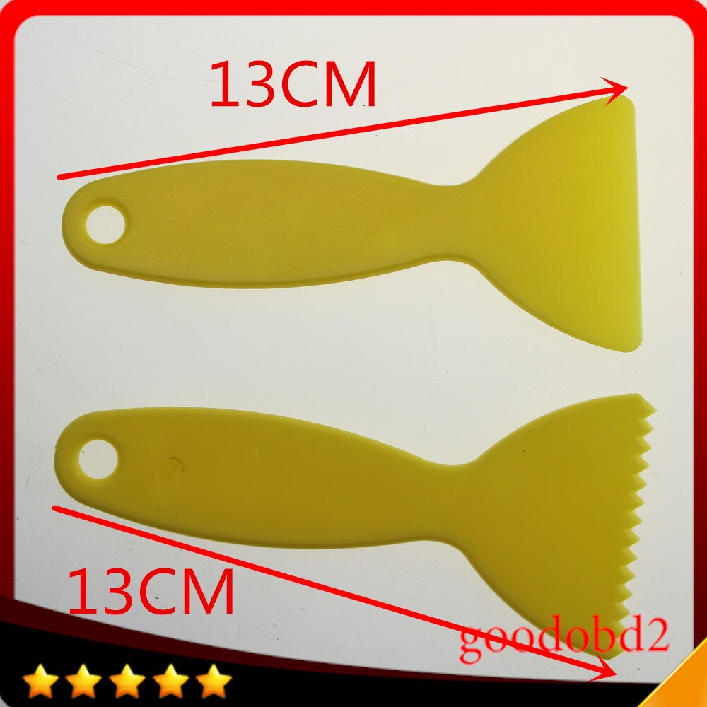 Pdr verktyg plast lim spade auto bil trim klädsel borttagning verktygssats 2 plast skrapbräda buckla lyftare