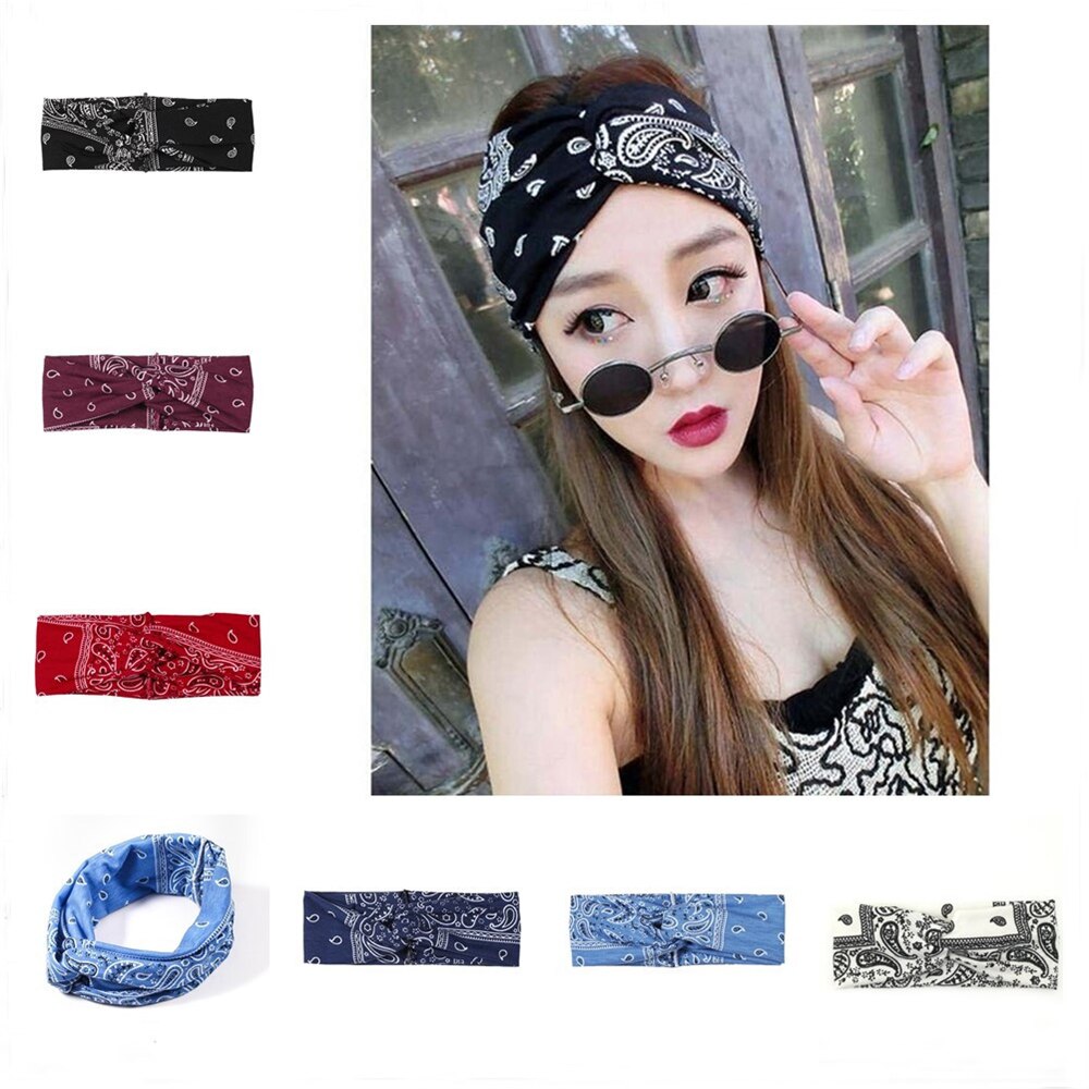 Twist Elastische Tulband Hoofdband Voor Vrouwen Hoofdbanden Hoofd Wrap Haarband Hoofddeksels Bandana Haaraccessoires