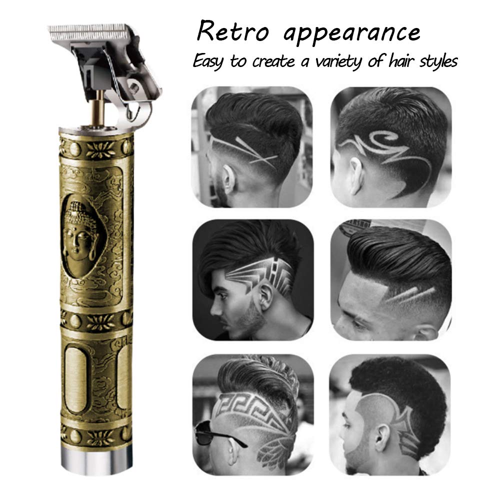 Professionele Tondeuse Kapper Kapsel Sculptuur Cutter Oplaadbare Razor Trimmer Verstelbare Cordless Rand Mannen Tondeuse