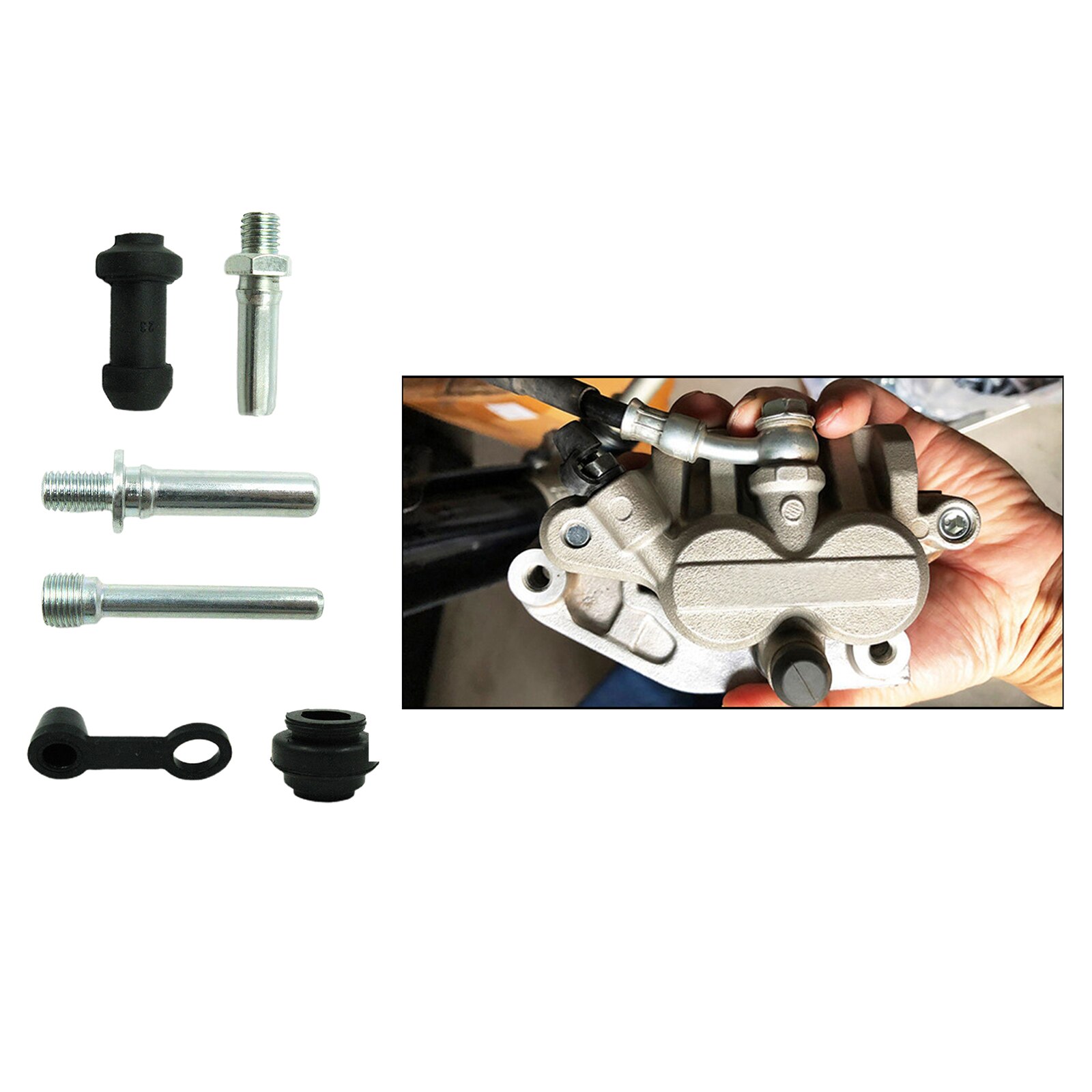 Kit de reparación de pinza de freno, reconstrucción de pasador de guía de pinza delantera y trasera para HONDA CRF, accesorios de reparación de motos