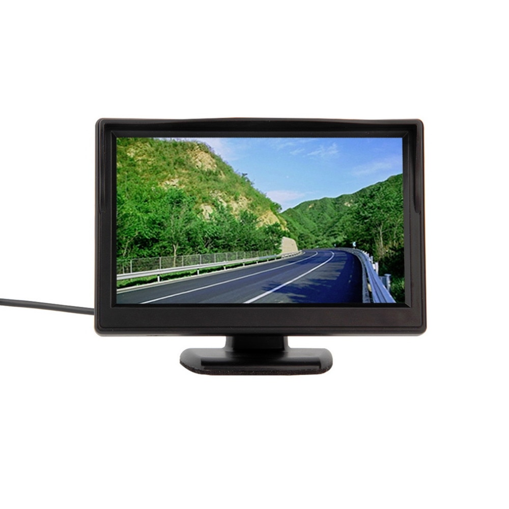 5 inch Kleuren TFT LCD Mini Car Rear View Monitor Parking Achteruitkijkspiegel Monitor Scherm Voor DVD VCD Reverse Camera