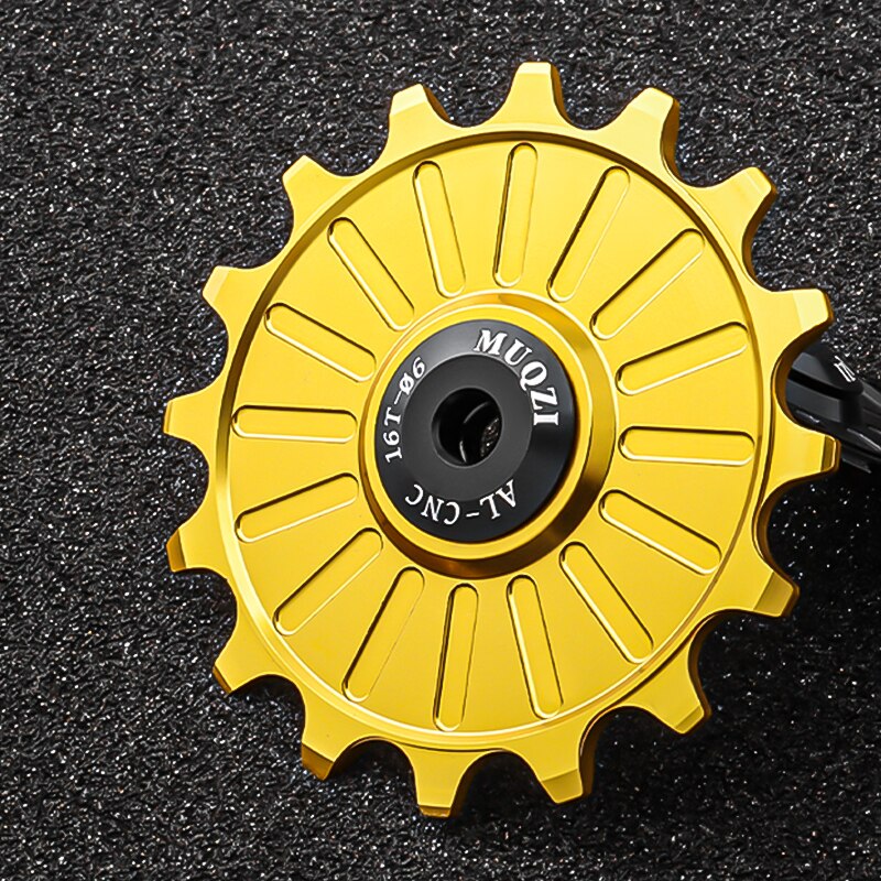 MUQZI 11/12/13/14/15/16/17T Rear Derailleur Jockey Wheel Ceramic Pulley MTB Pulleys Road Bike Ceramics Bearing Guide Wheel