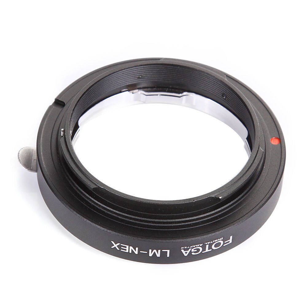 FOTGA LM-NEX Anello Adattatore per Leica M Lens per Sony E Mount A7III A9 A7R A6000 A3000 NEX-7 6 5 3 5N 3VG10E VG20E