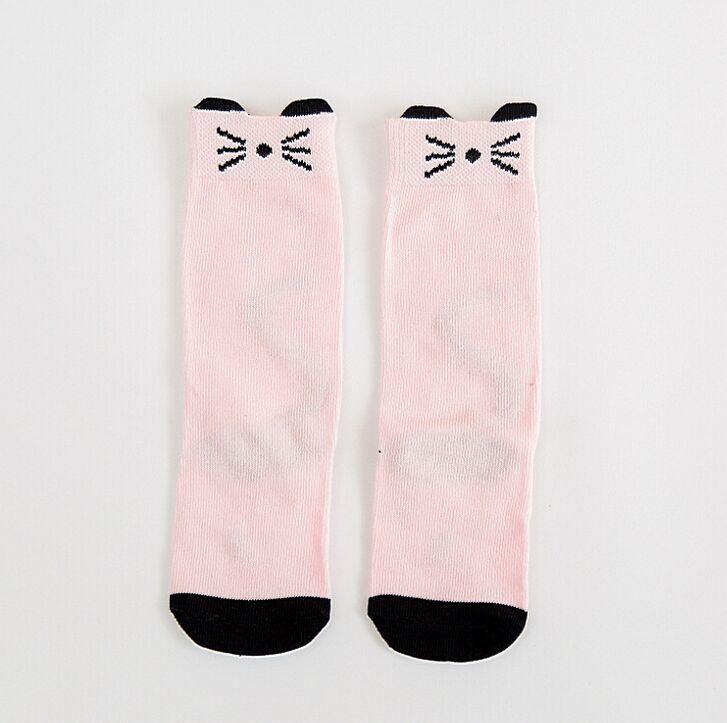0-6 yrs Knee High Sock Animal Cat leg warmers For newborns infantile thick warm Children socks Baby Boys Girl fox Socks cotton: Children socks 05