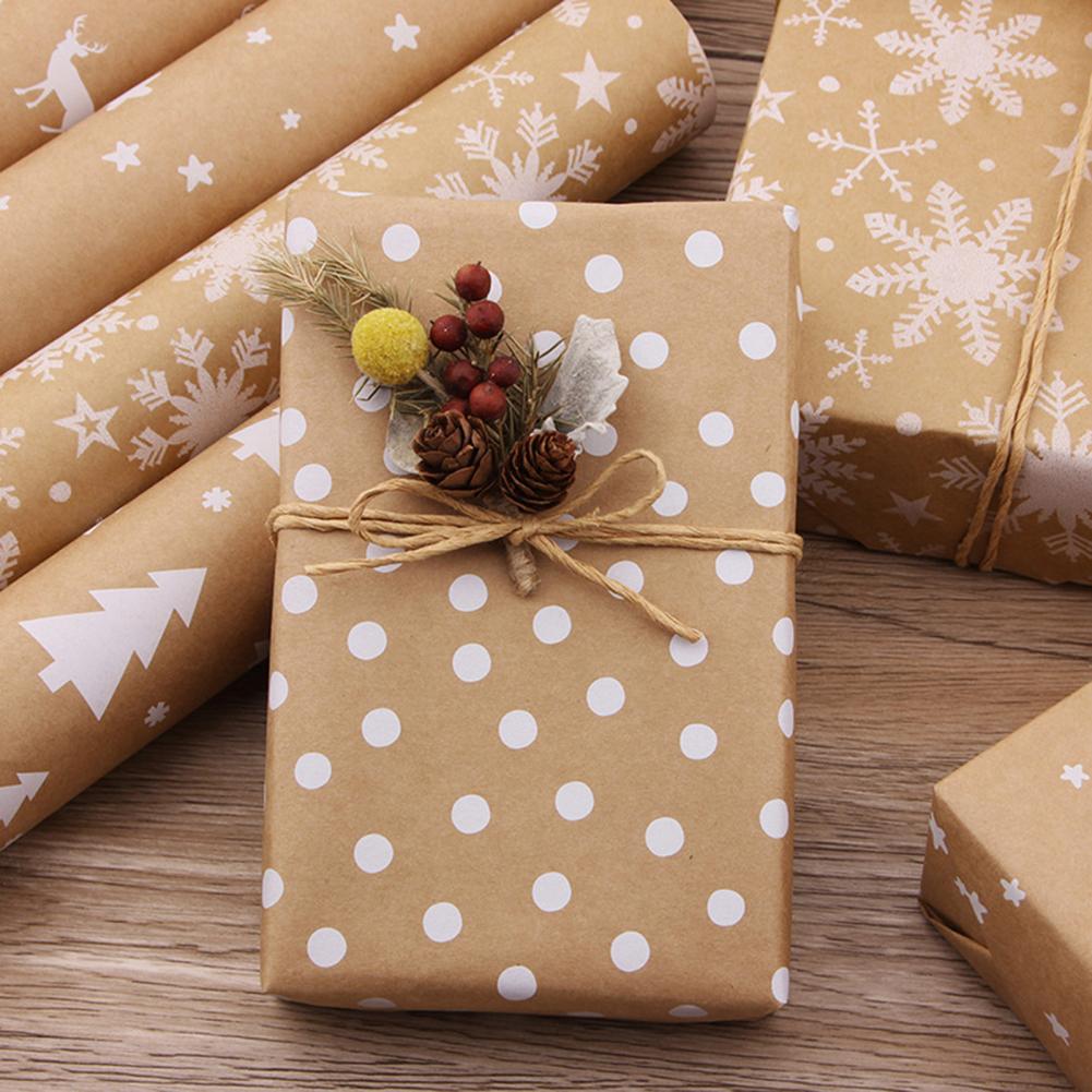 6Pcs Lovely Eye-Catching Wrap Tissue Paper Wrapping Paper Kraft Cartoon