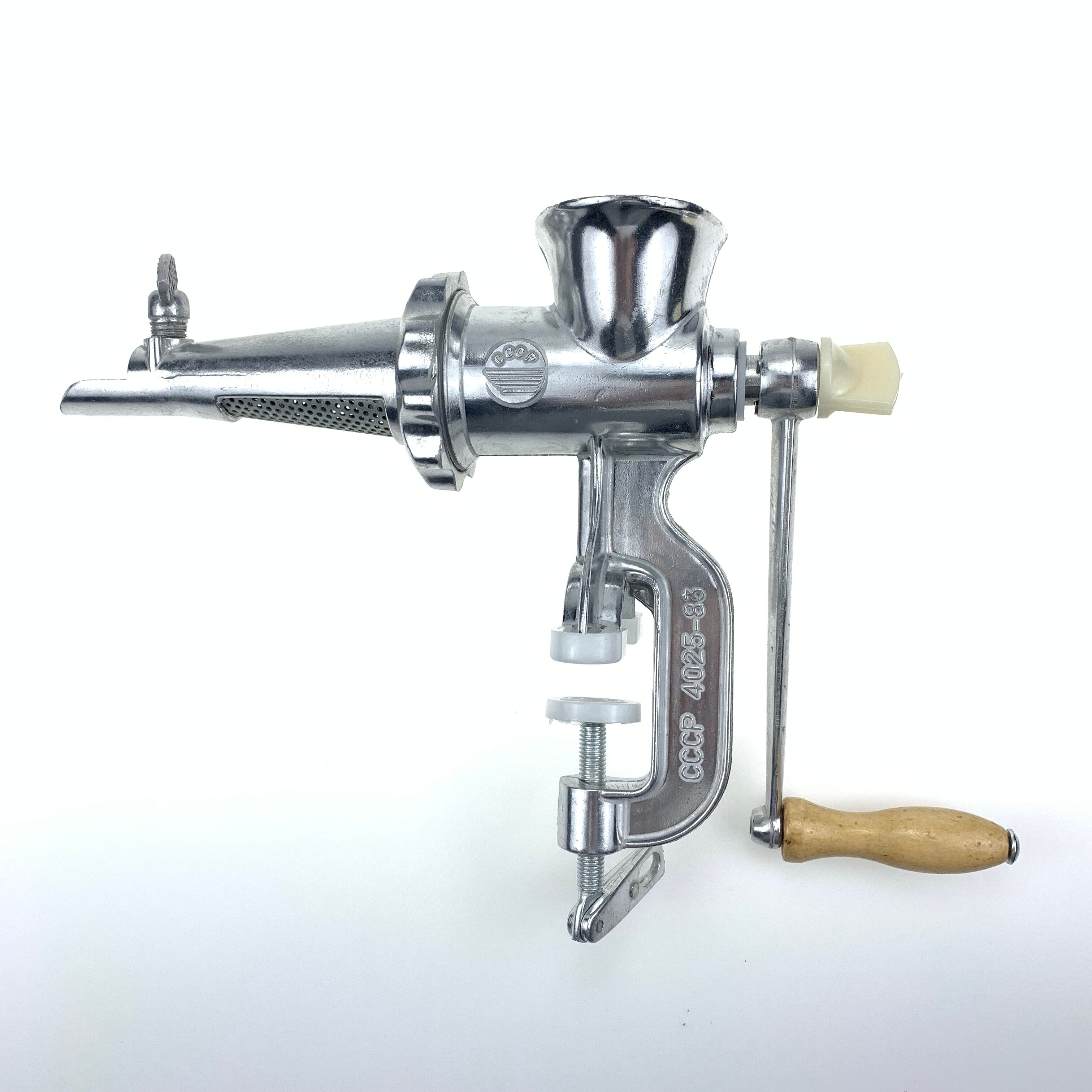 2 In 1 Household Hand Operated Juicer Food Meat Grinder Manual Juice Squeezer Press Extractor Meat Fruit Vegetable Wheatgrass