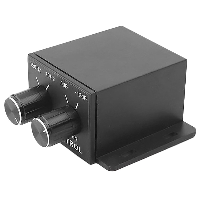 Nouvelle voiture amplificateur de puissance o régulateur basse Subwoofer égaliseur contrôleur croisé 4 Rca ajuster ligne niveau amplificateur de Volume