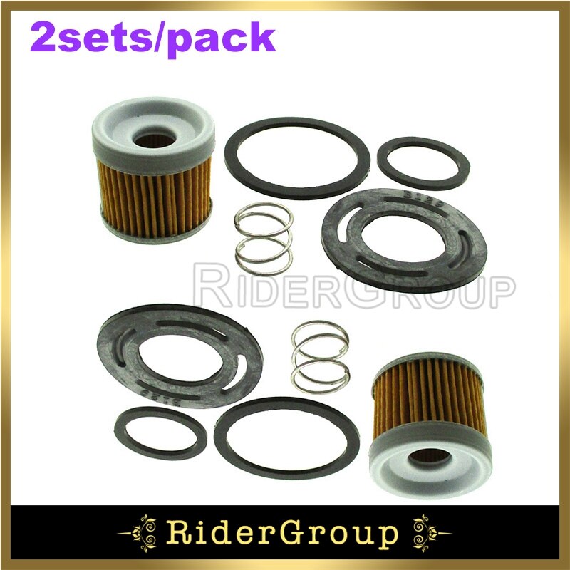 Filtre de pompe à carburant adapté pour MerCruiser 3.0 3.0L 4 cylindres/pièces de machines de jardin: 2 Sets