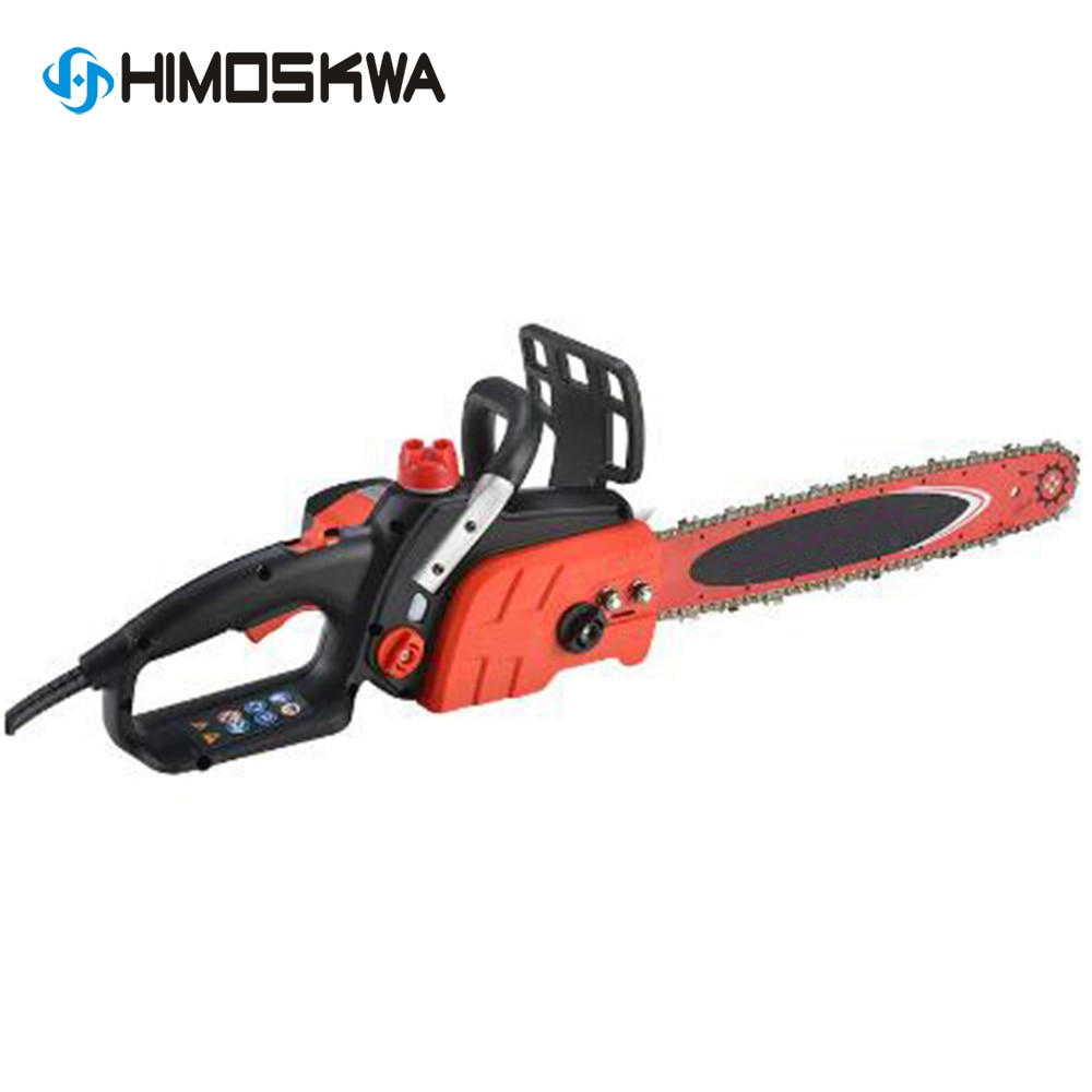 HIMOSKWA 1800W Electric saw household logging saw electric chain saw multi - purpose woodworking tools Automatically Spray oil