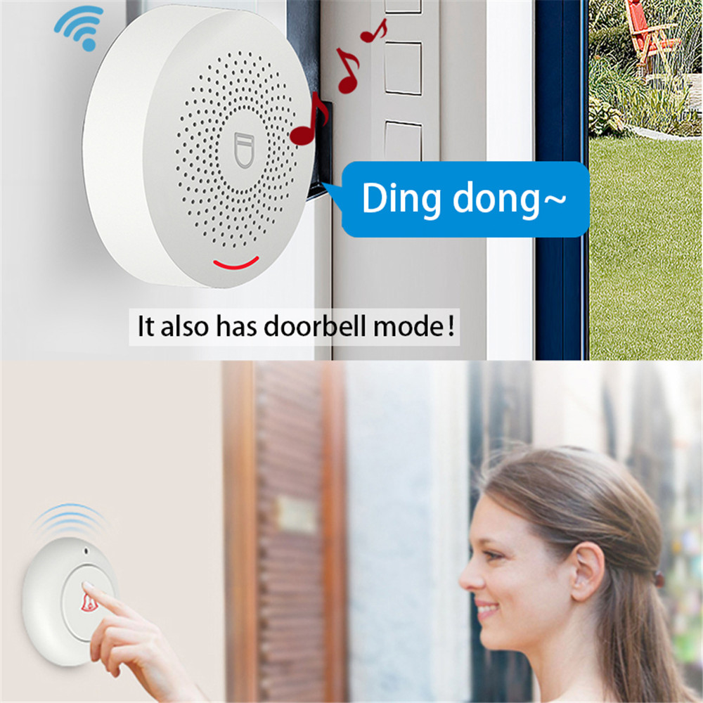 Tuya wifi sistema de alarme para casa negócio segurança alarme garagem armazém trabalho segurança sem fio com sensor porta