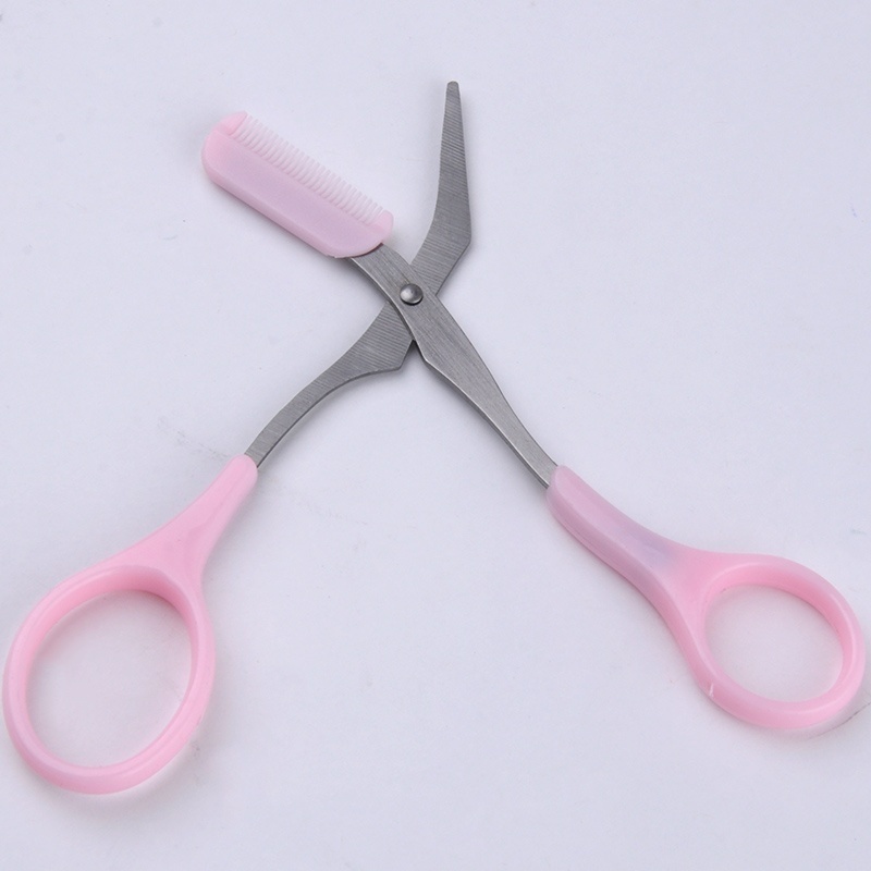 Eyebrow Comb Scissor Makeup Tool