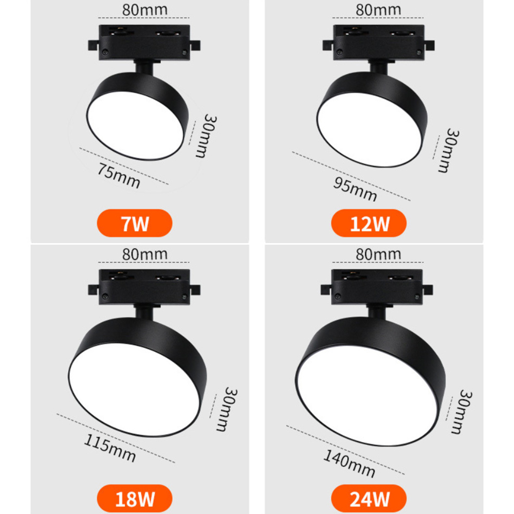 LED-Schienen leuchte LED-Deckens trahler 10W 20W 30W Schienen leuchte für Wohnkultur Bekleidungs geschäft Scheinwerfer Decken leuchte