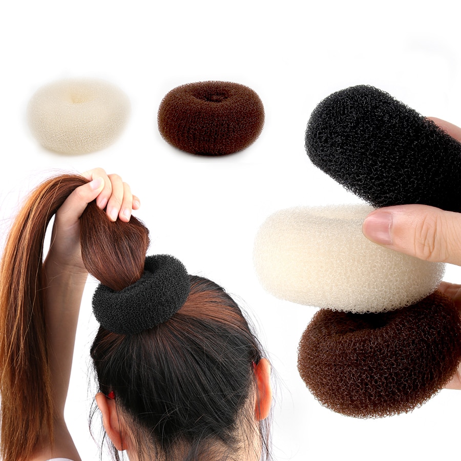 Leeons S/M/L Haar Donut Bun Maker Haar Broodje Accessoires Haar Tools Styling Diy Magic Bun Maker franse Vlecht Haar Tool 3 Kleuren