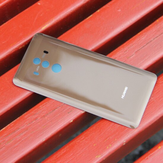 Huawei Original boîtier de couvercle de batterie arrière pour Huawei Mate 10 Pro Mate10 Pro batterie arrière étui en verre arrière: Brown