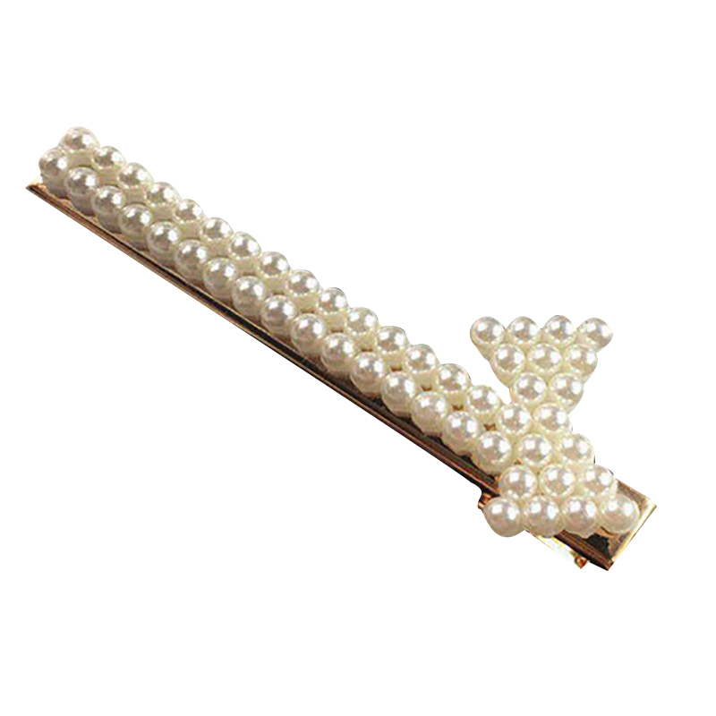 Enfants bébé filles mignon épingles à cheveux Clips mignon perle épingle à cheveux en métal Barrette enfants épingle à cheveux princesse cheveux accessoires