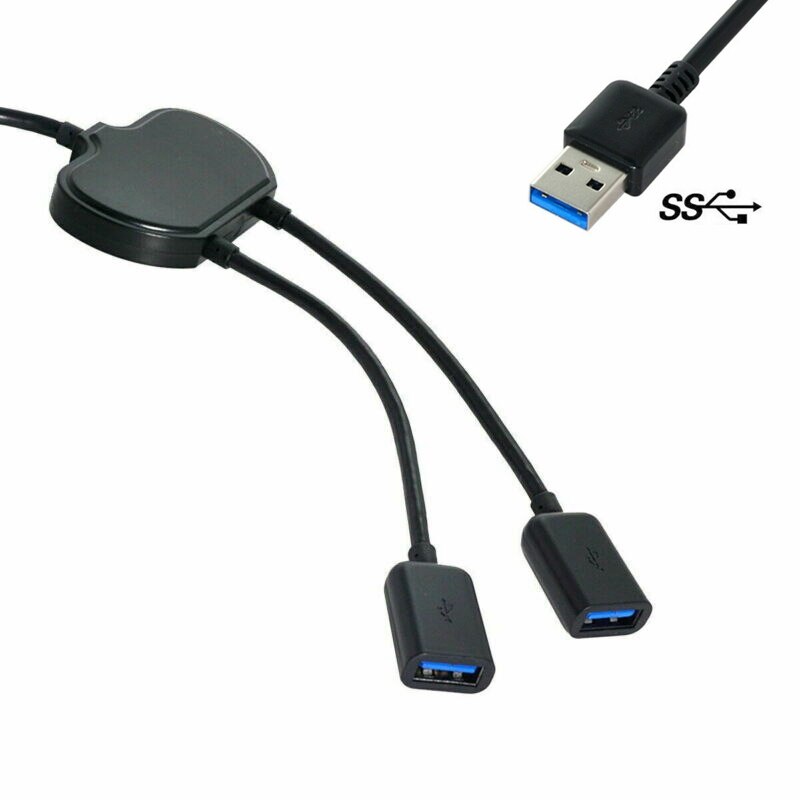 USB 3.0 Octopus Hub Splitter High Speed 2 Port Extender USB HUB for PC Laptop Notebook Computer Splitter Adapter