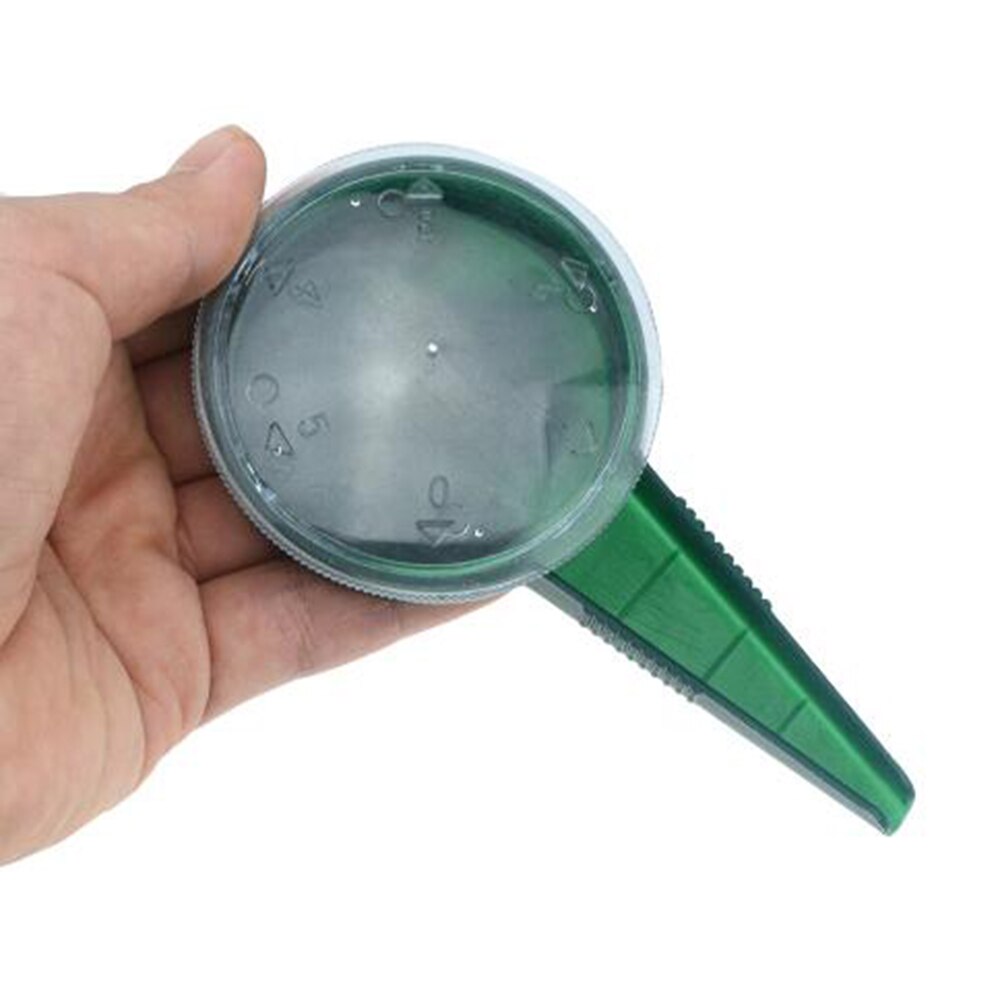 5 In 1 Dark green Adjustable Size Seeder Dia Dispenser Sower Seeder Plastic Disseminator Farm Garden Plant Supplies Tool