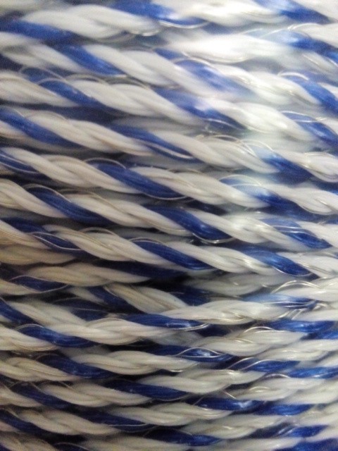 250 Meters Electric Fence Wire Polywire with Steel Wire Poly Rope For Horse Fencing Ultra Low Resistance Wire Fencing