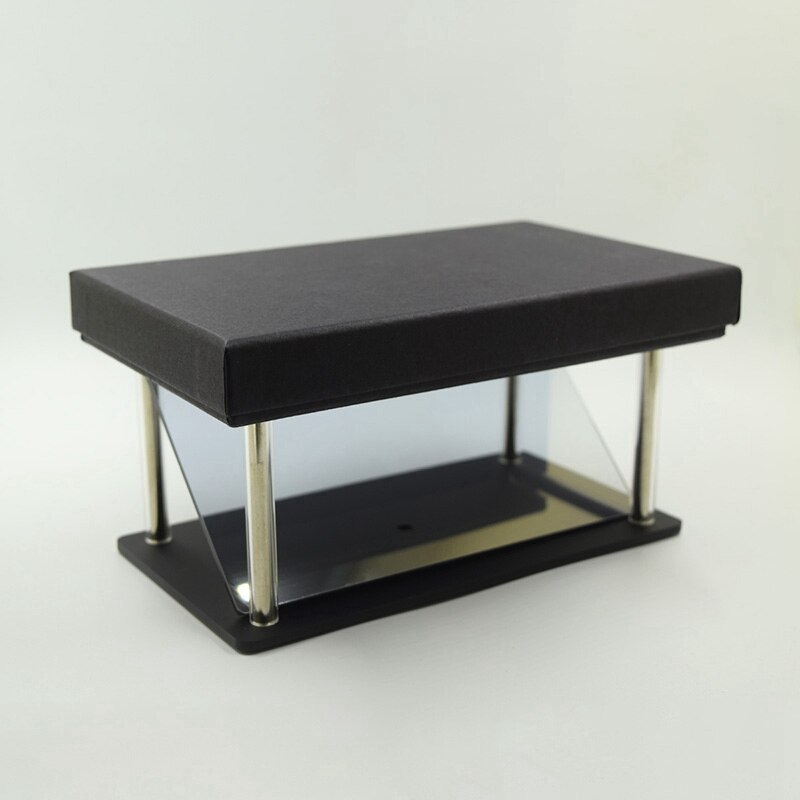 Holografische 3d mobiele telefoon projector holografische projectie mobiele telefoon 3d projectie 3d holografische 180 graden weergave