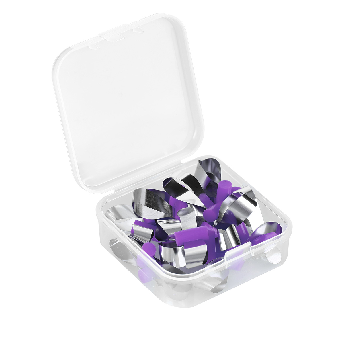 AZDENT-Hoja de formación Dental, Material de matriz de dentista de Matrice de poliéster contorneado Seccional de ortodoncia para dientes frontales: Castaño