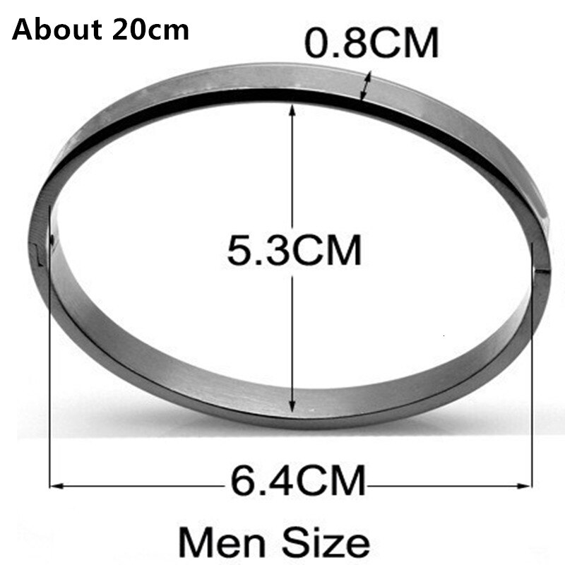 Trendy Roman Number Men Bracelet Bangle Open Cuff Luxurious Stainless Steel Bracelet For Men Jewelry