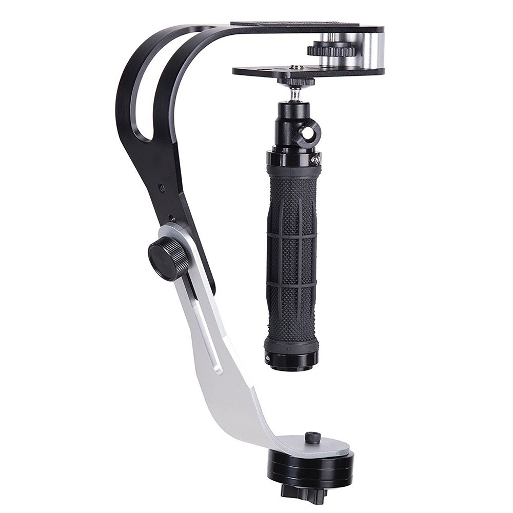 Andoer Handheld Camera Stabilizer - Single Handle - Flexible Rotation - 340x200x60mm - 850g - for Video Recording: Black