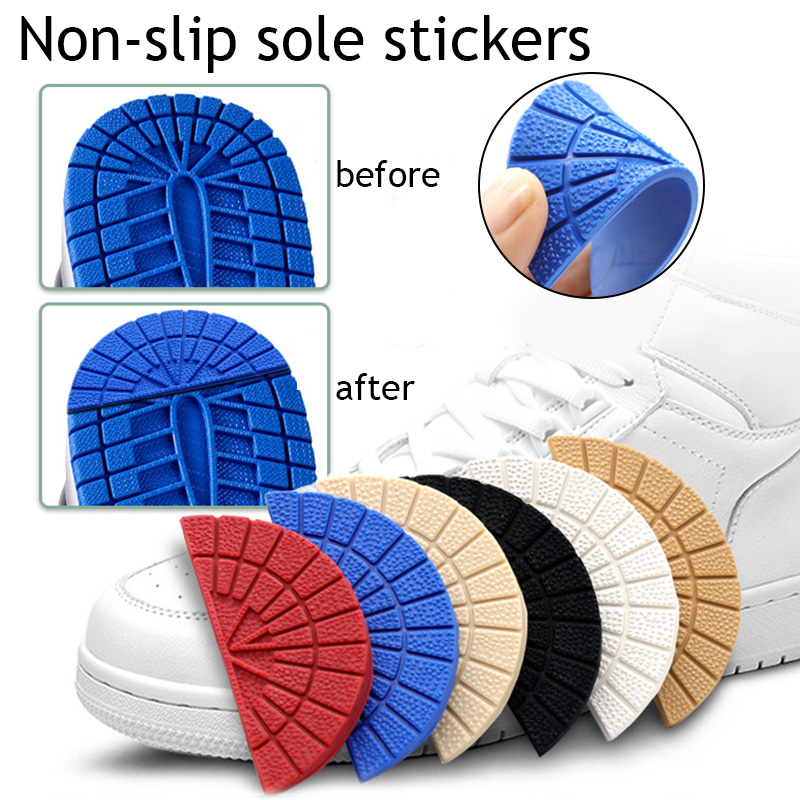 Zelfklevende Schoenen Zool Stickers Anti-Slip Slijtvast 1 Paar Schoenbeschermer Rubber Schoen Sticker Pads Buitenzool Schoen Sticker