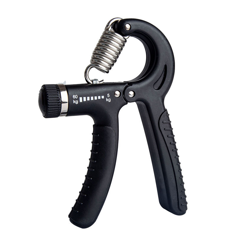 Einstellbares Hand-/Handgelenk-Trainingsgerät, Unterarm-Trainingsgerät, 10–60 kg, Handgriff-Trainer, kleiner Fingertrainer, Fingerstärke-Verstärker: Black