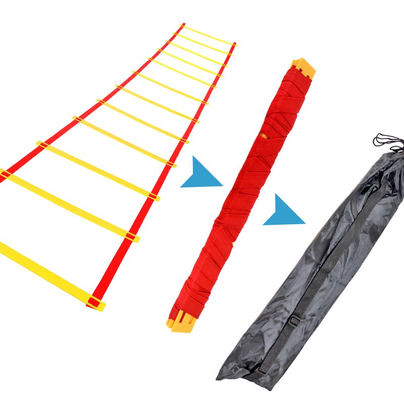 Children Jump Lattice Game Outdoor Jumping Toys Agility Ladder Hopscotch Sports Games Preschool Teaching Aids for Kids
