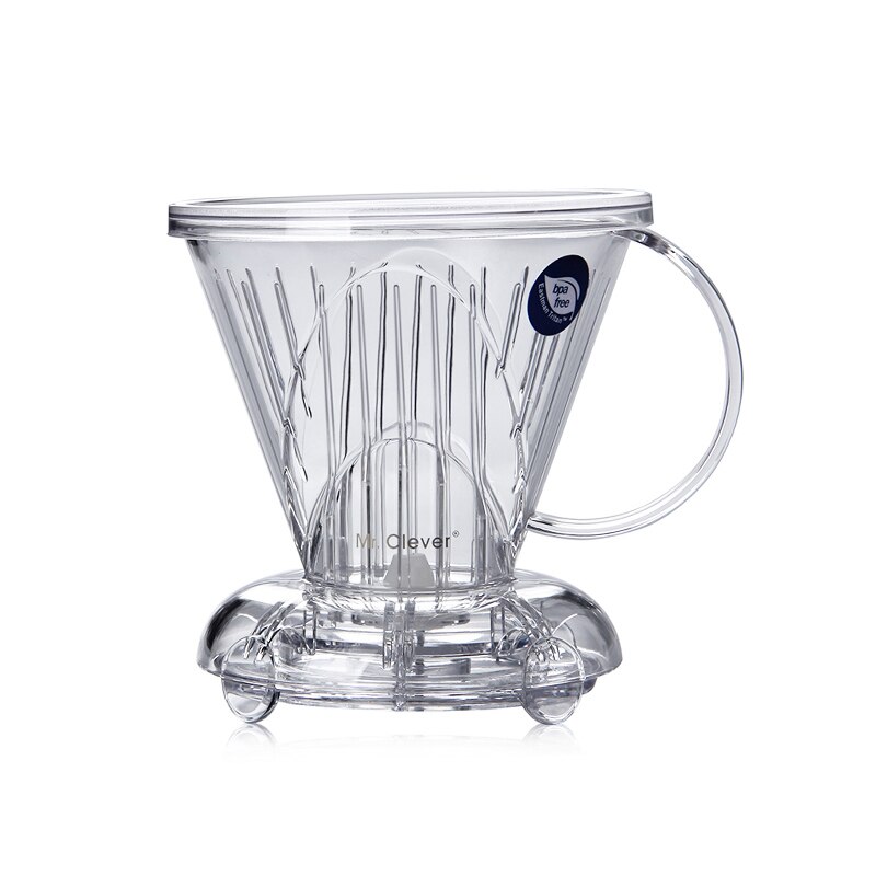 2-4/4-7 Cups Coffee Immersion Dripper Clever Coffee Dripper Reusable for Travel or Home Use /Perfect for Pour Over Coffee: white S