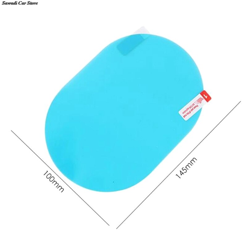 2 pellicole per specchietti retrovisori per auto pioggia impermeabile antiappannamento specchietto retrovisore copertura antipioggia pellicola antipioggia per vetri pellicola per vetri ovale