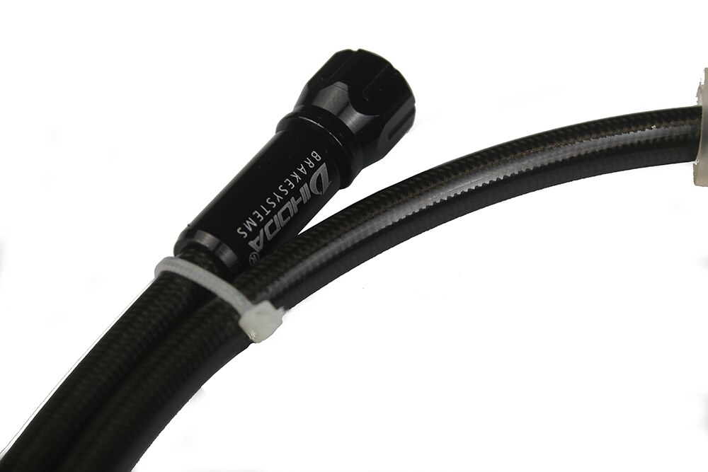 Universal 400mm - 2200mm Motorcycle Hydraulic Brake Hose Line Cable 28 degrees 10mm Banjo Pipe Line Braided oil hose