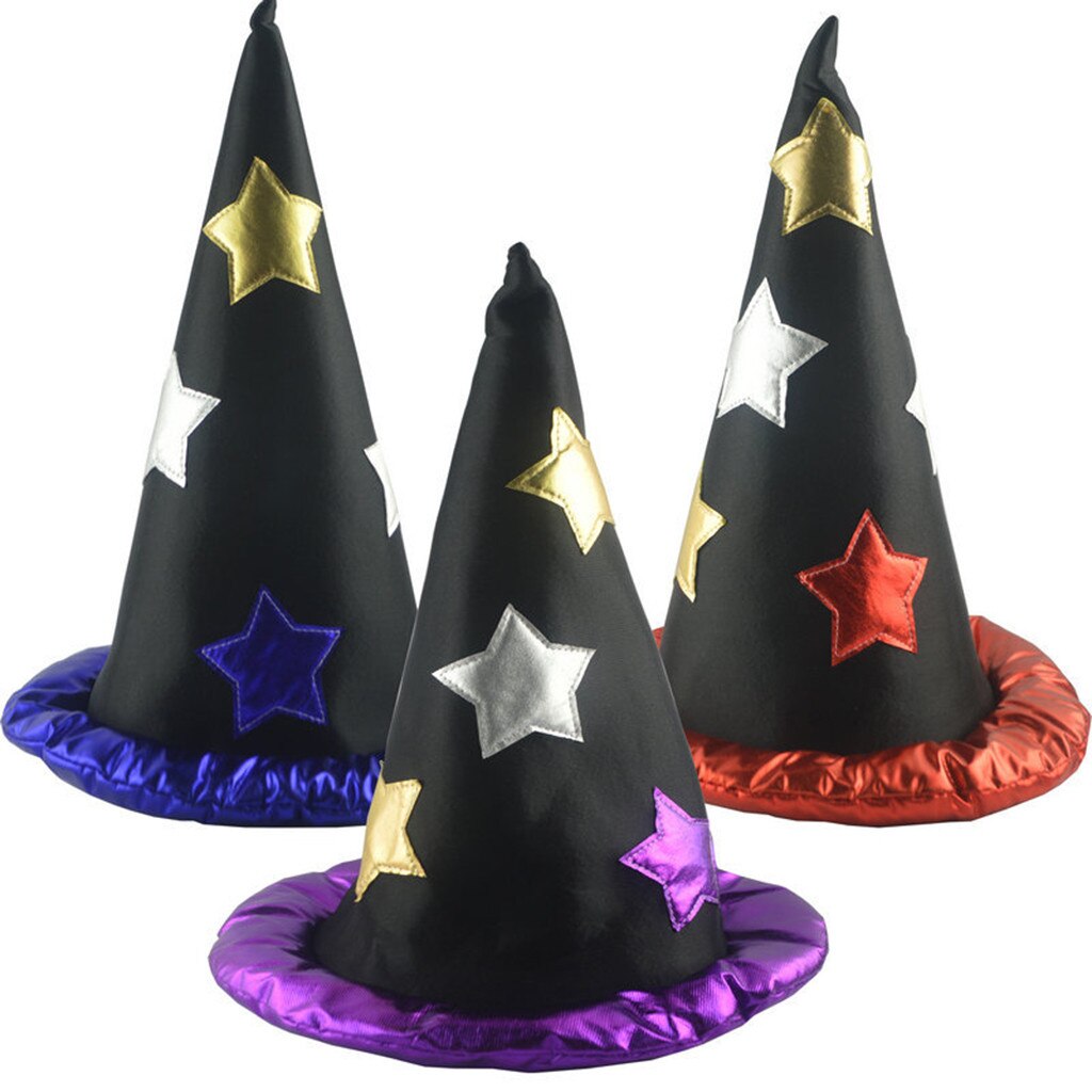 Halloween Witch Hat Witches Hat for Women Halloween Masquerade Party Cosplay Decoration Fancy Dress Decor Top Hat