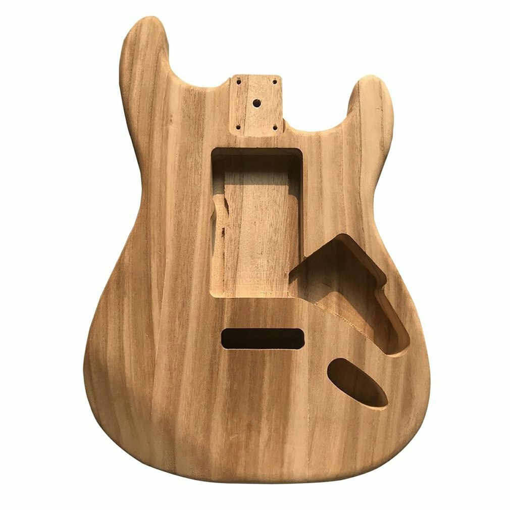 Maple ST Electric Guitar Semi-finished Body Unfinished DIY Guitar Body Maple Body For Fender ST Style Guitar