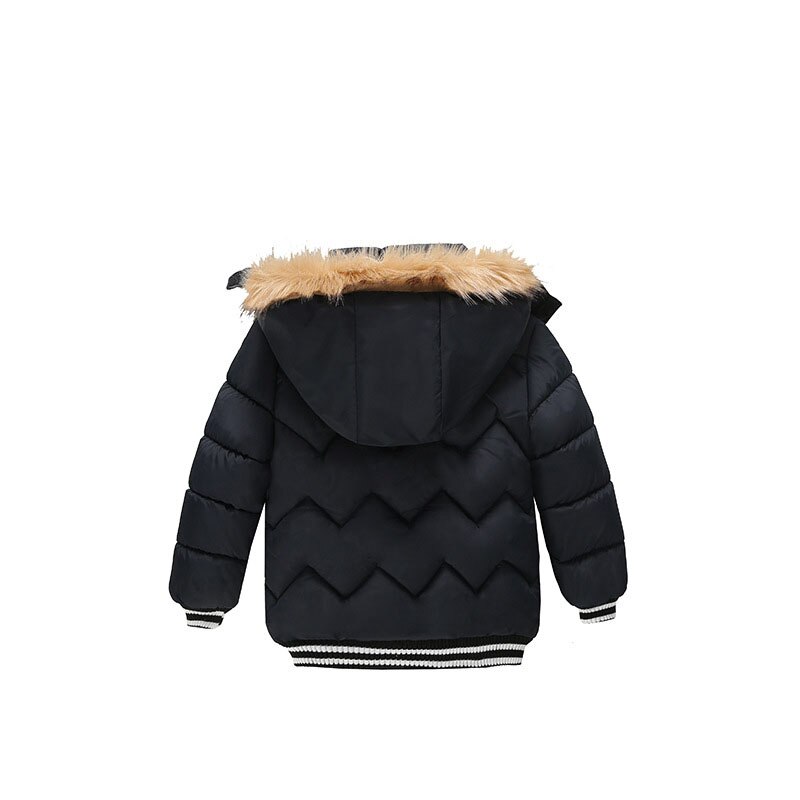 Herfst Winter Jongens Warme Dikke Jas Mode Jongen Capuchon Kinderen Ongedwongen Warme Bovenkleding Kinderen Kleding