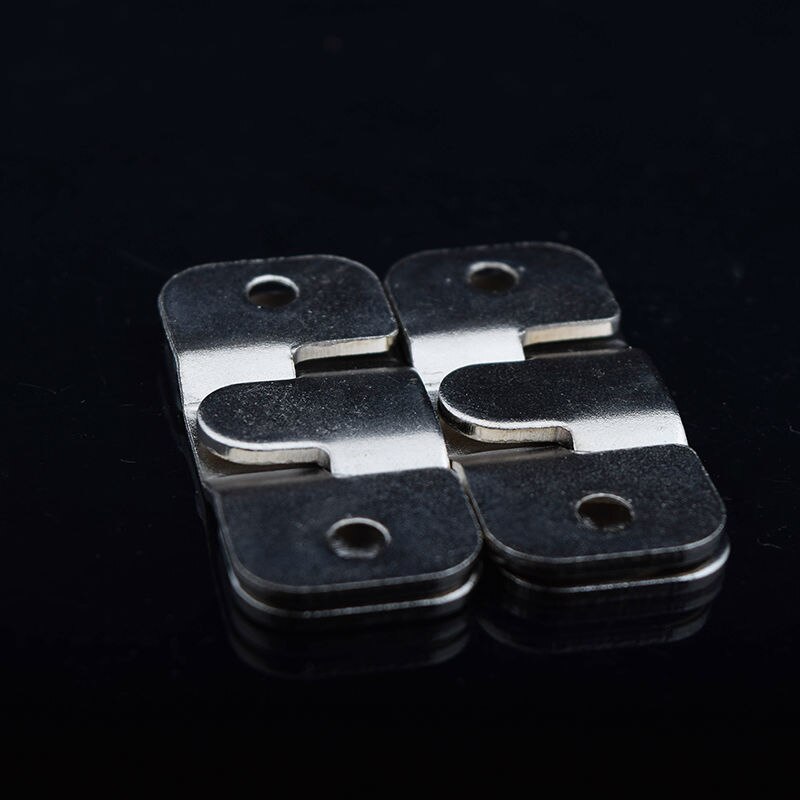 20 st/lot rostfritt stål eller järn förreglade infälld krok ram bilder krokar hängare