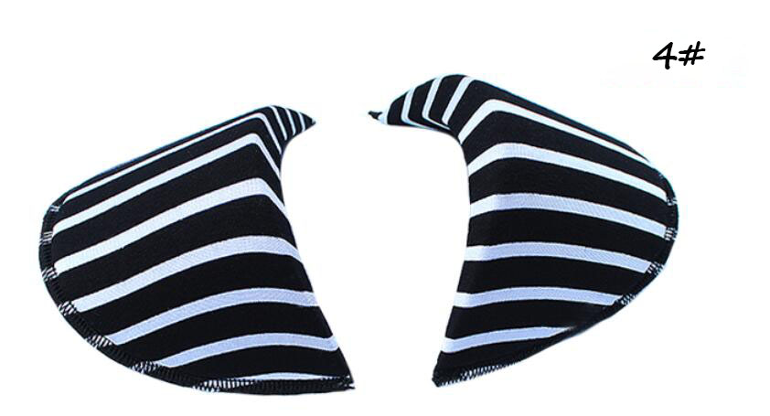 2 par 1.5cm färgglada mjuka leopardfibrer axelvadd för kavaj/t-shirt kläder sömnad dekorera tillbehör  s0479h: Nr .4