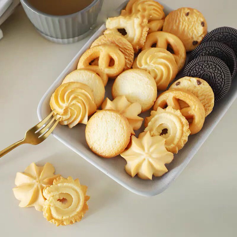Simulation Cookie bougie moule Dessert Biscuit forme à la main bougie faisant bougie décorative Silicone moule