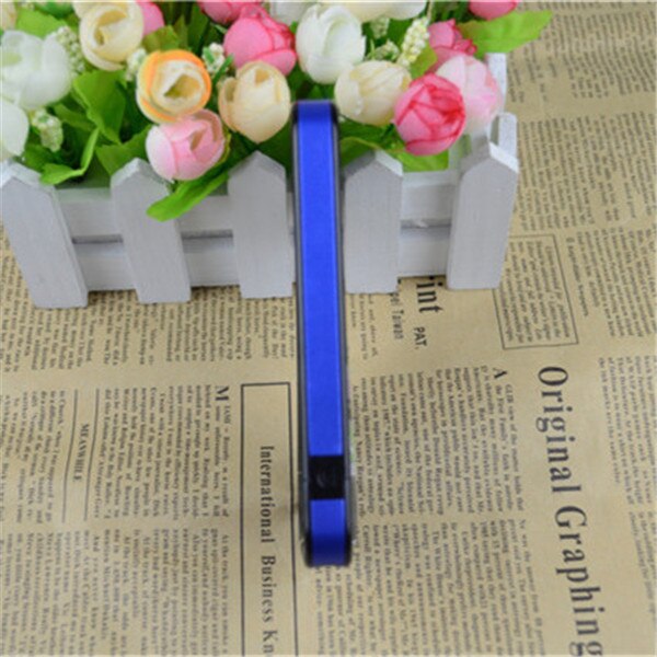 Clearance Luxury Aluminum Bumper Frame For Apple iPhone 4 4S Hybrid Cover Frame Multi Color Capas: Blue