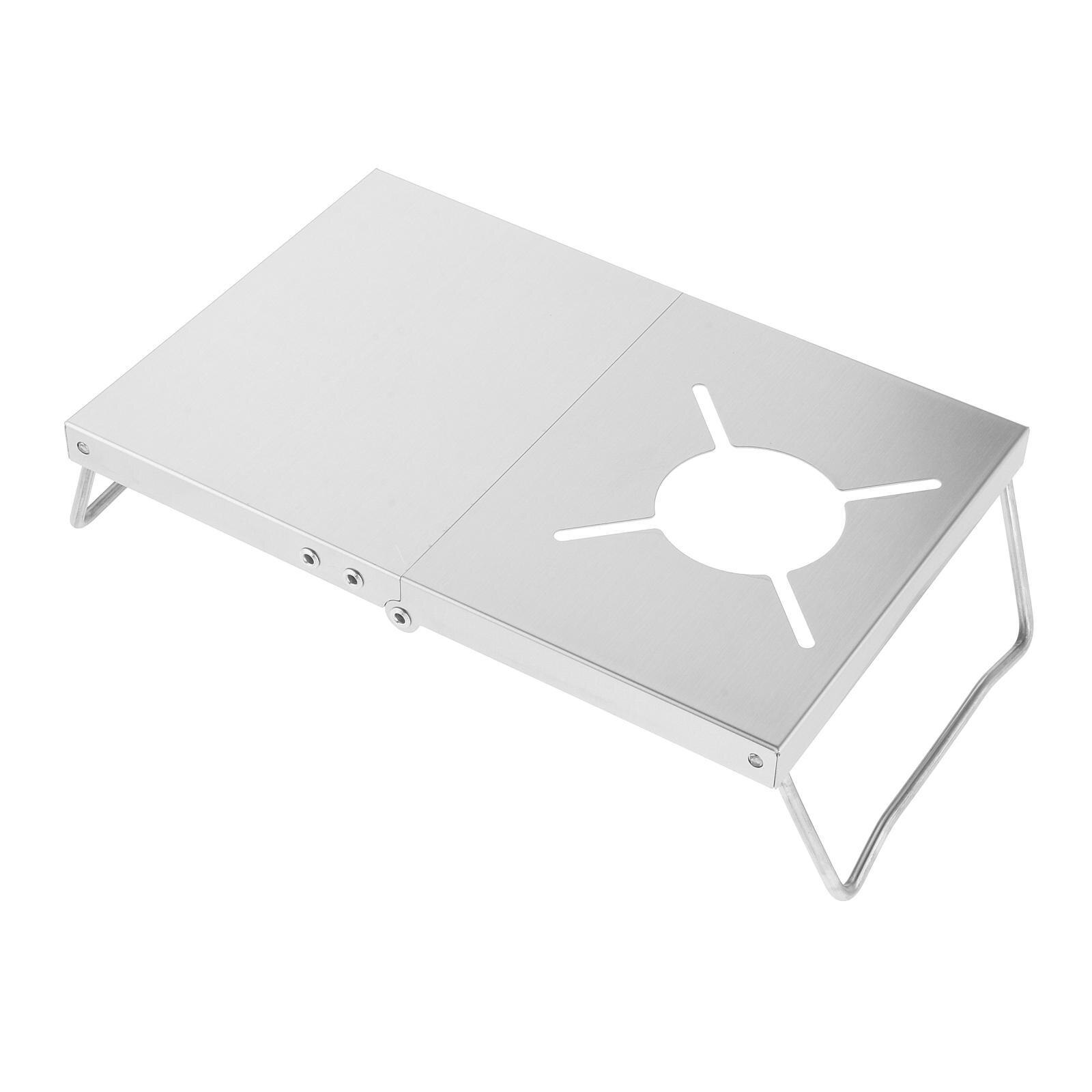 Portable Camping Table Gas Stove Desk Indoor for Camping Trips