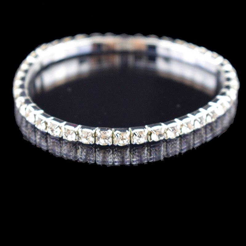 mehrere stile Kristall strecken Glanz Armbänder Für Frauen paar Girlsfriend Armreifen Hochzeit Braut: 1 Reihe