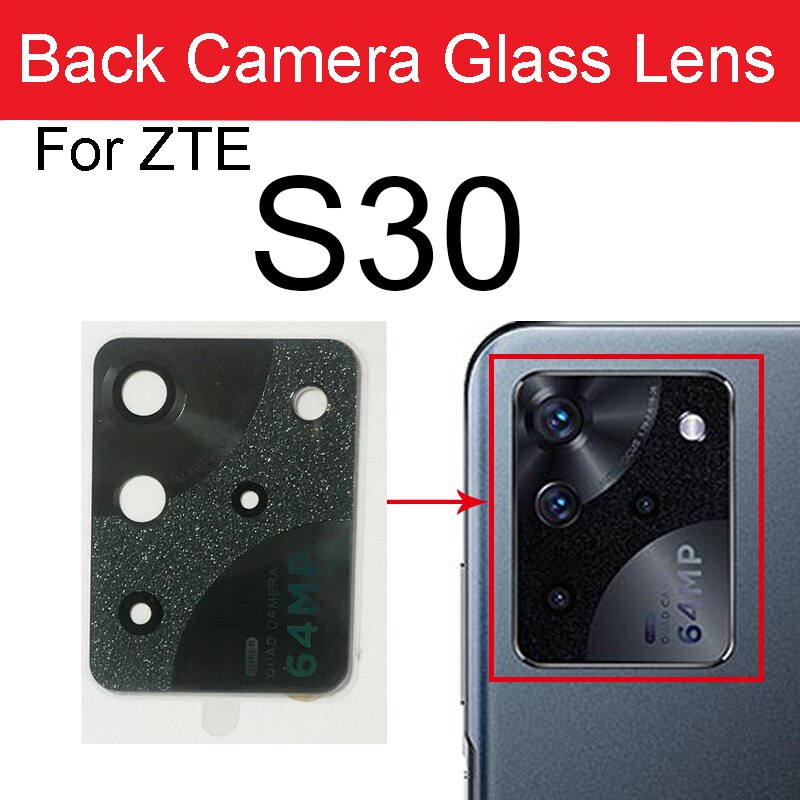 Achter Terug Camera Glazen Lens Sticker Tape Voor Zte Blade A5 A7S V10 V20 V2020 20 Smart Vita 20Pro 5G S30 Pro S30 Se Onderdelen: S30