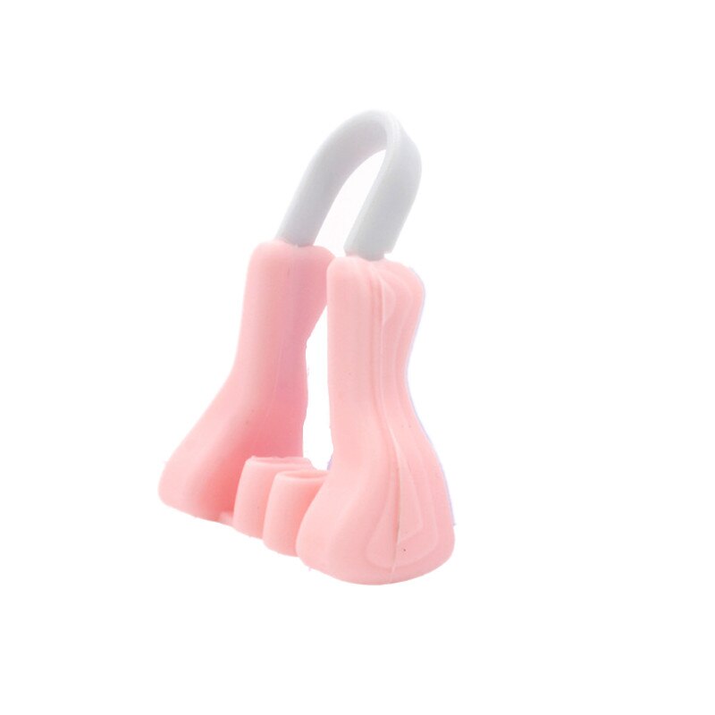 Nose Up Shaping Shaper Lifting Bridge Straightening Beauty Nose Clip Face shapers Fitness Facial Clipper Corrector Tool: 1 pcs pink
