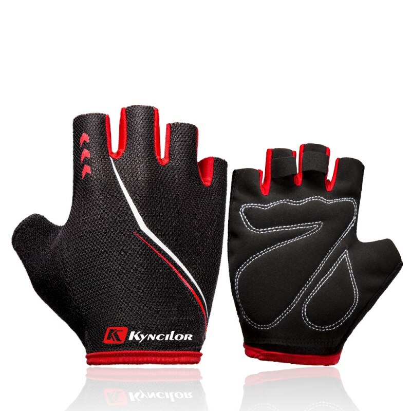 Guantes transpirables para ciclismo, deportes al aire libre, esponja para dedos, guantes Unisex para hacer ejercicio al aire libre