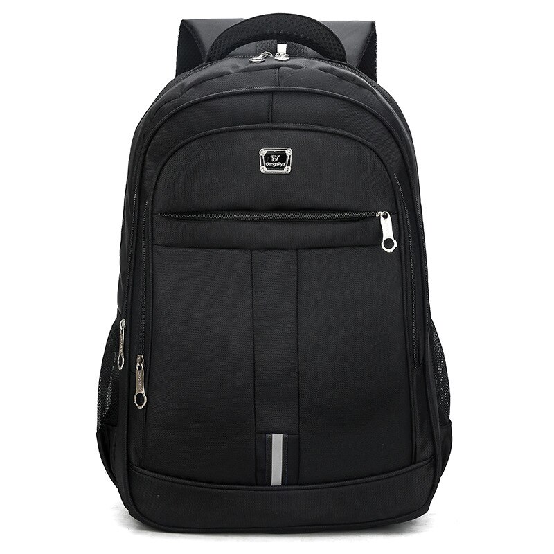 Mochilas de grande capacidade ao ar livre dos homens computador de viagem de negócios 15.6in portátil saco masculino e feminino estudante escola esporte mochilas: Black