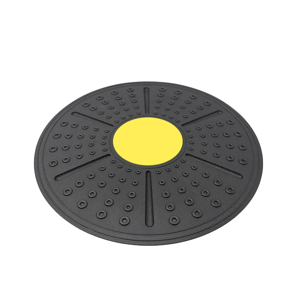 Wobble Balance Board Balance Exerciser Antislip Balance Trainer Draagbaar stabiliteitsbord voor volledige lichaamsoefeningen: Black